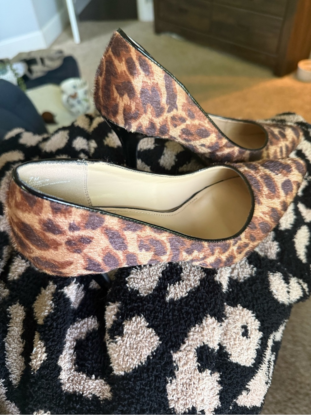 The Limited Leopard Print Pointed-Toe Pumps - Brown/Black